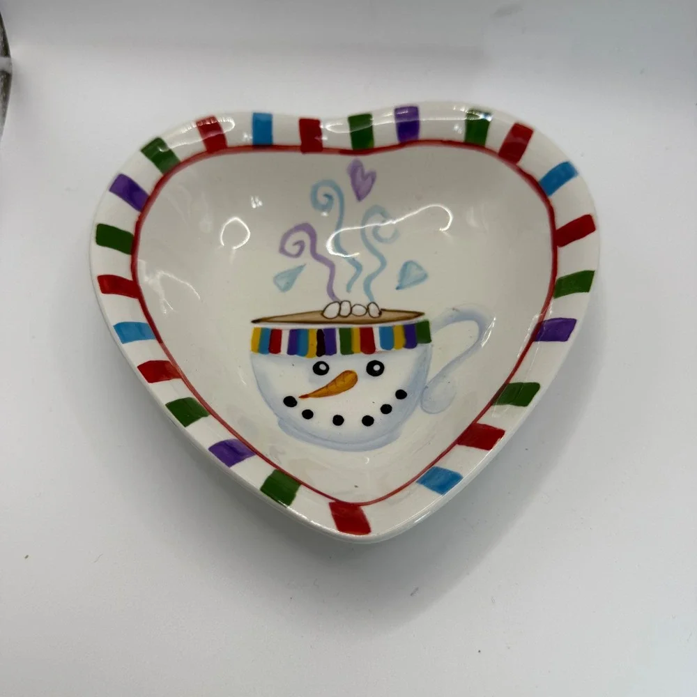 Hausenware Heart Bowl‎ Designed by Rense Lindgren Rainbow Christmas